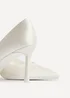 Linzi Classic Bridal Ivory Satin Court Heels - 8 Image 5