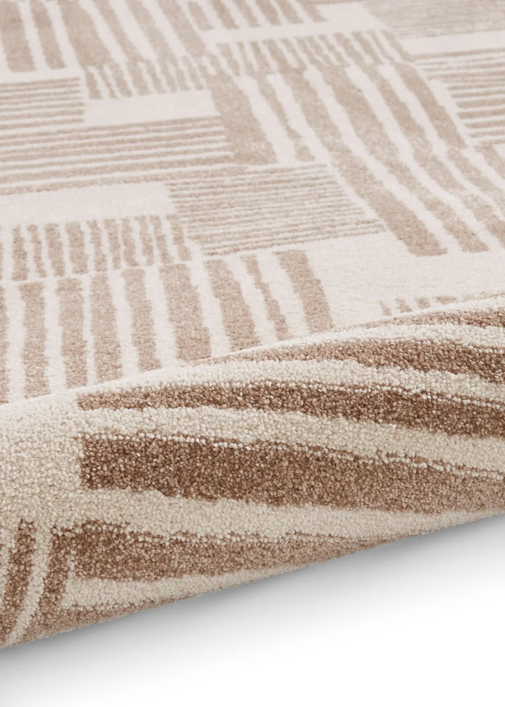 Catherine Lansfield Blocks Natural Rug 80 x 150cm - 80 x 150 Image 5