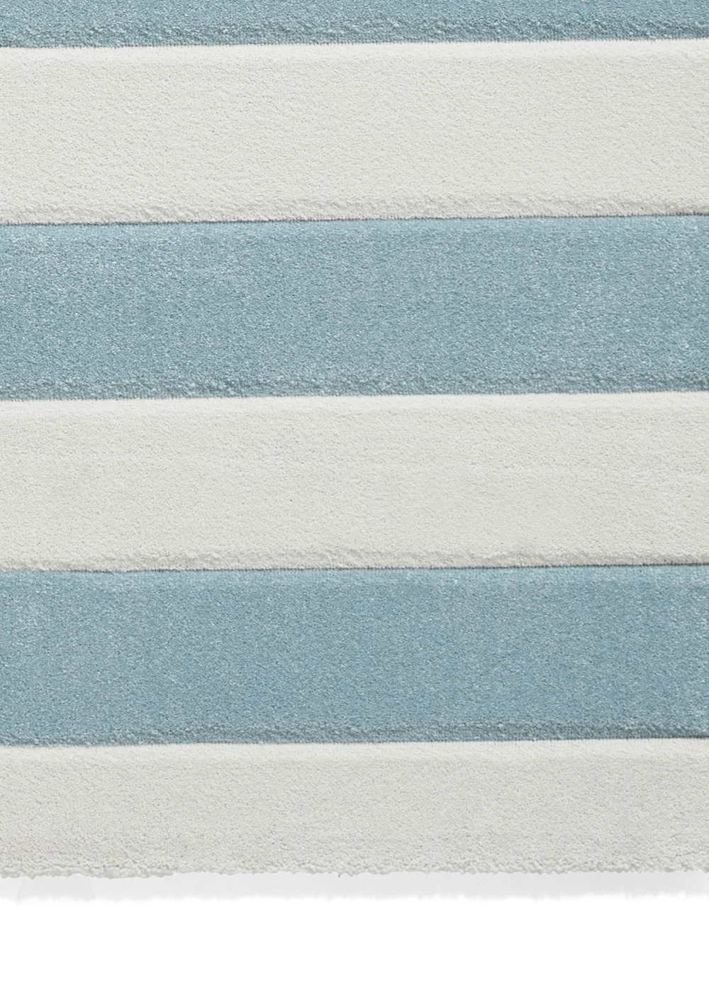 Catherine Lansfield Cove Stripe Blue Rug 120 x 170cm - 80 x 150 Image 3