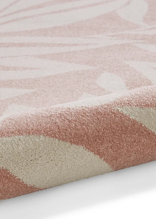 Catherine Lansfield Sorrel Leaves Rose Rug 120 x 170cm - 80 x 150 Image 5