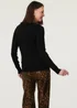 Izabel London Black Heart Textured Slim Long Sleeve Cardigan - 16 Image 2