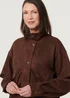 Izabel London Brown Faux Suede Pocket Front Relaxed Jacket - 8 Image 3