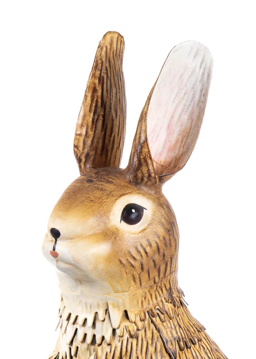 Premier Decorations Standing Bunny Metal Garden Sculpture 25cm - One Size Image 2