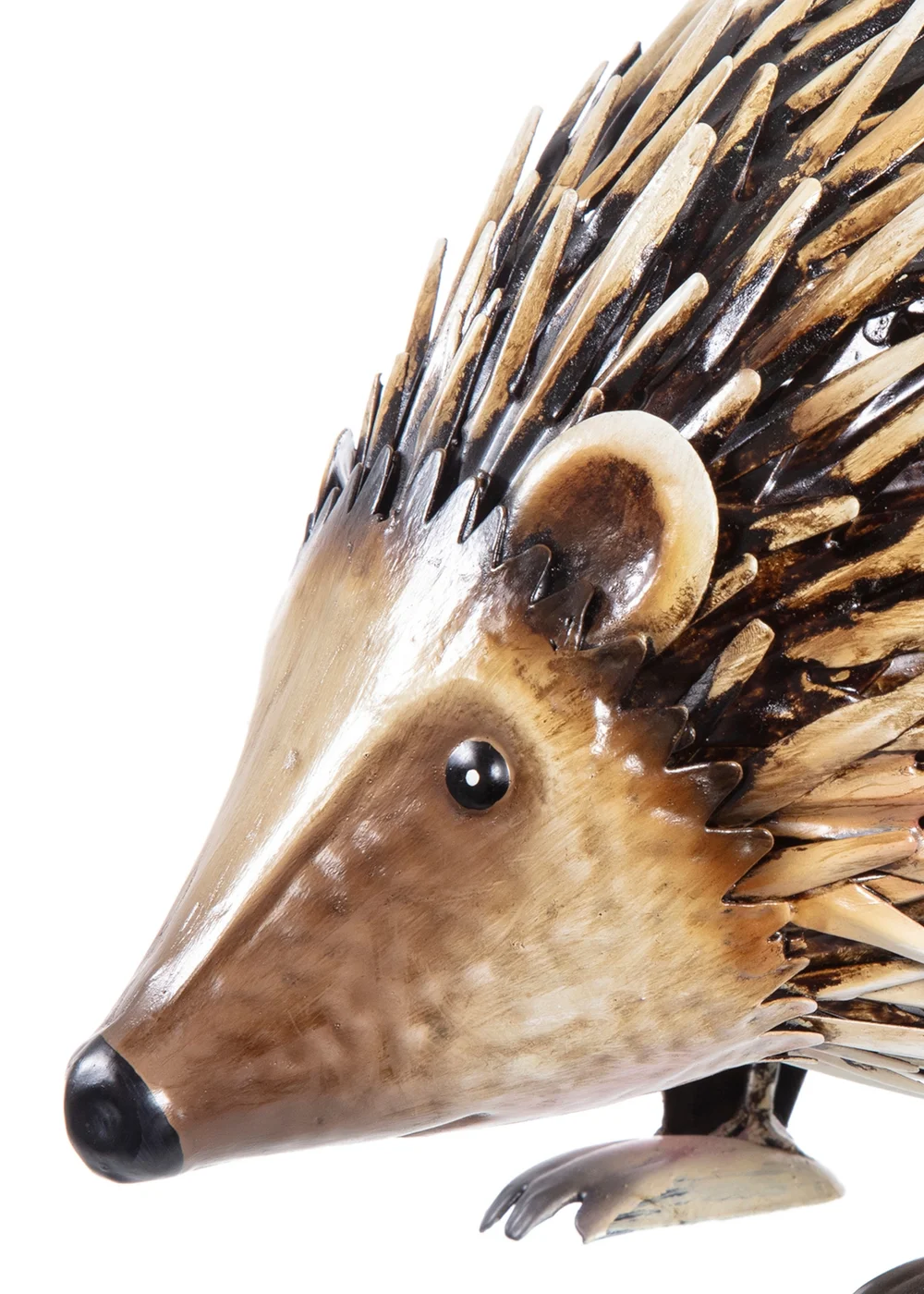 Premier Decorations Crawling Hedgehog Metal Garden Sculpture 27cm - One Size Image 2