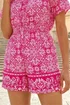 Dusk Pink Abstract Border Print Playsuit - 16 Image 4