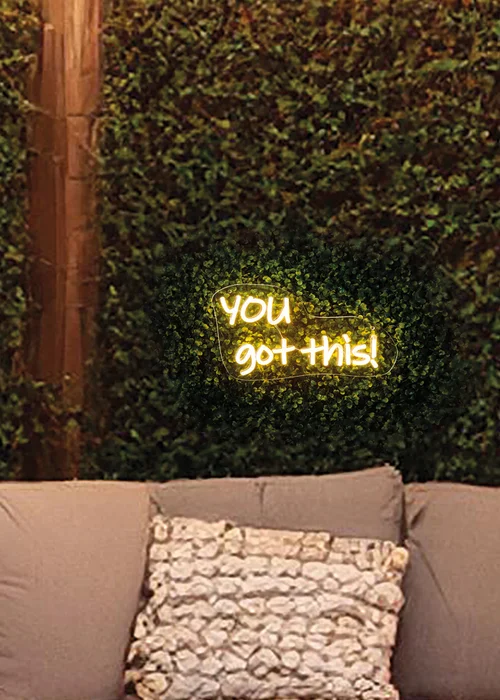 Premier Decorations LED Neon You Got This Sign - One Size Image 3