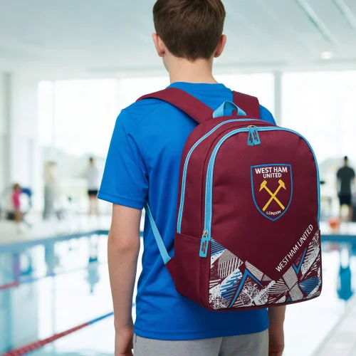 Hy-Pro West Ham United Vector Large Backpack - One Size Image 4