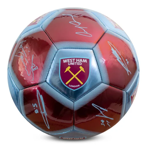 Hy-Pro West Ham United Signature Size 5 Football - One Size Image 6