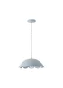 ValueLights Millie Blue Flower Scallop Ceiling Pendant - One Size Image 5