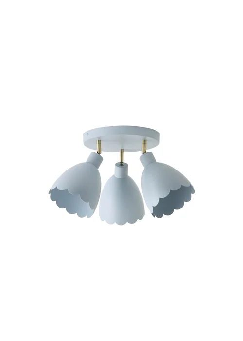 ValueLights Millie Blue Flower Scallop 3 Way Spotlight - One Size Image 5