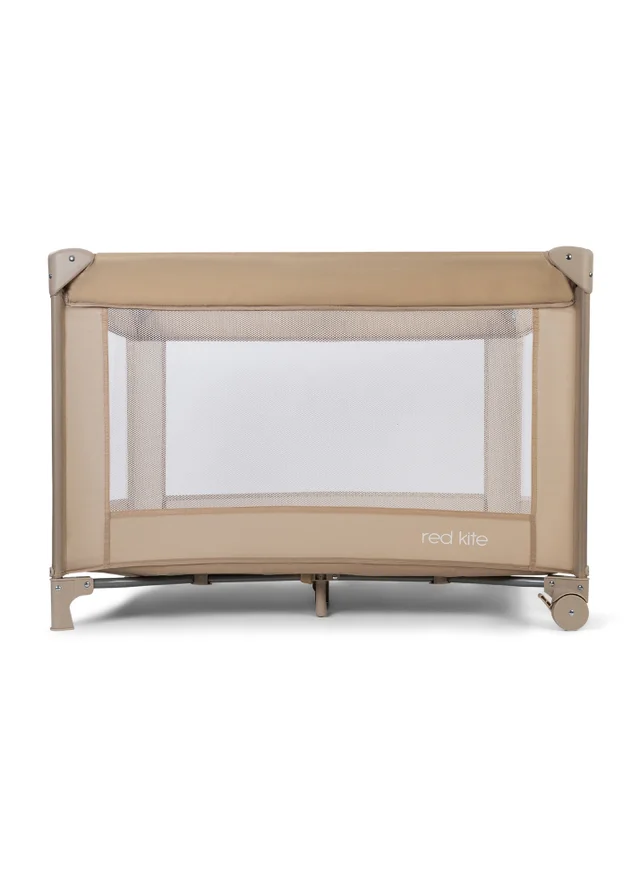 Red Kite Sleeptight Travel Cot - Biscotti