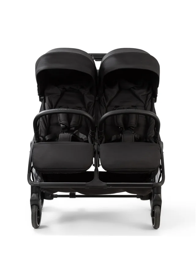 Red Kite Push Me Duet Twin Stroller - Black
