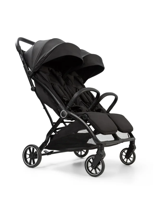 Red Kite Push Me Duet Twin Stroller - Black