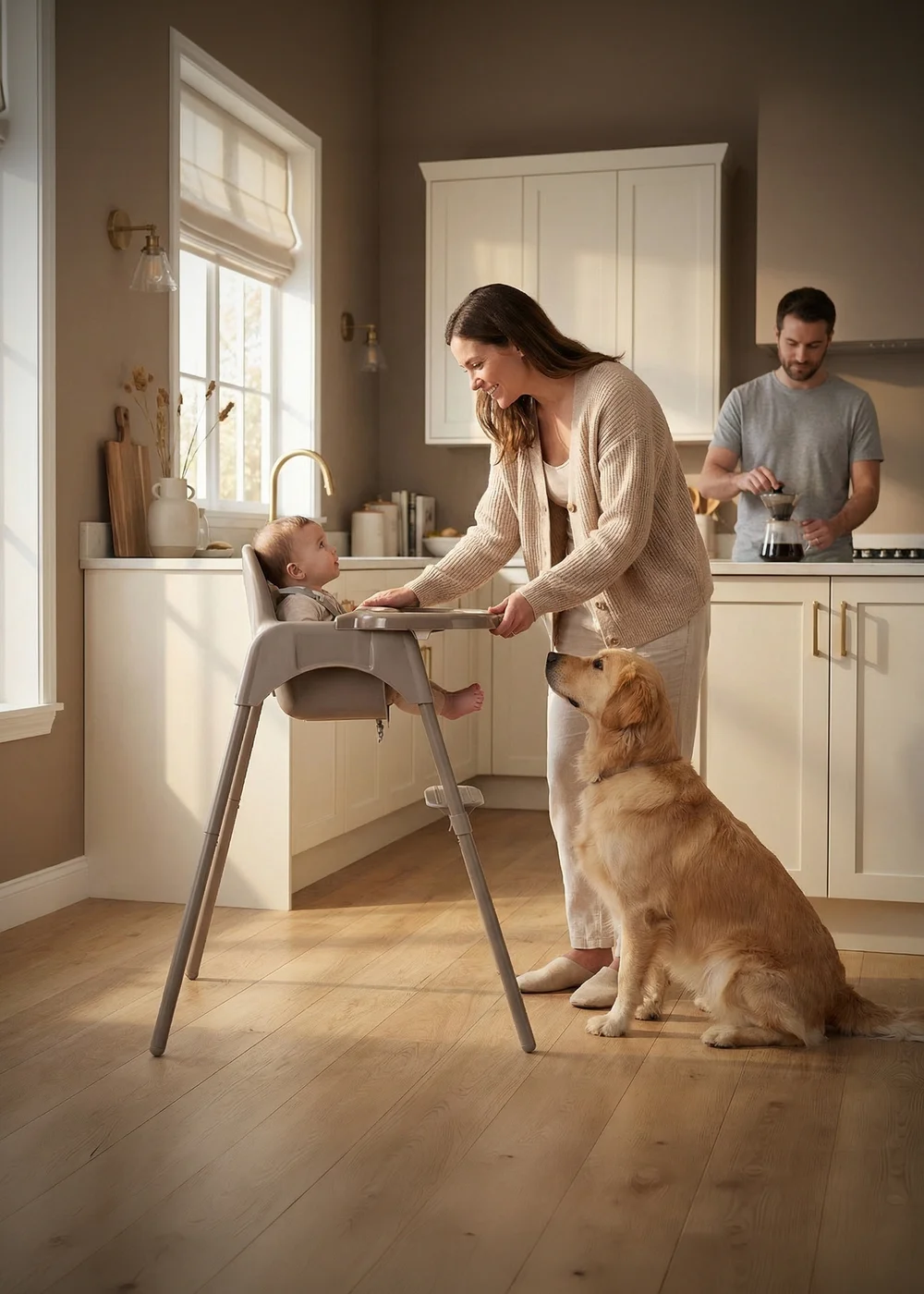 Red Kite Feed Me Go Highchair - Truffle - One Size Image 6
