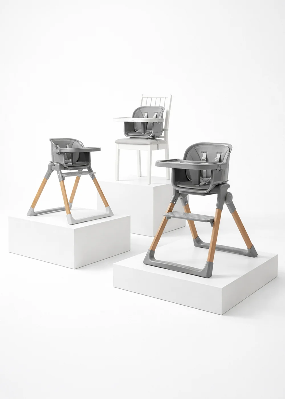 Red Kite Feed Me Orbit Highchair - Grey - One Size Image 5
