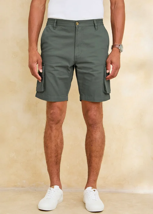 Cotton Traders Thyme Cargo Comfort Shorts - 32 Image 2