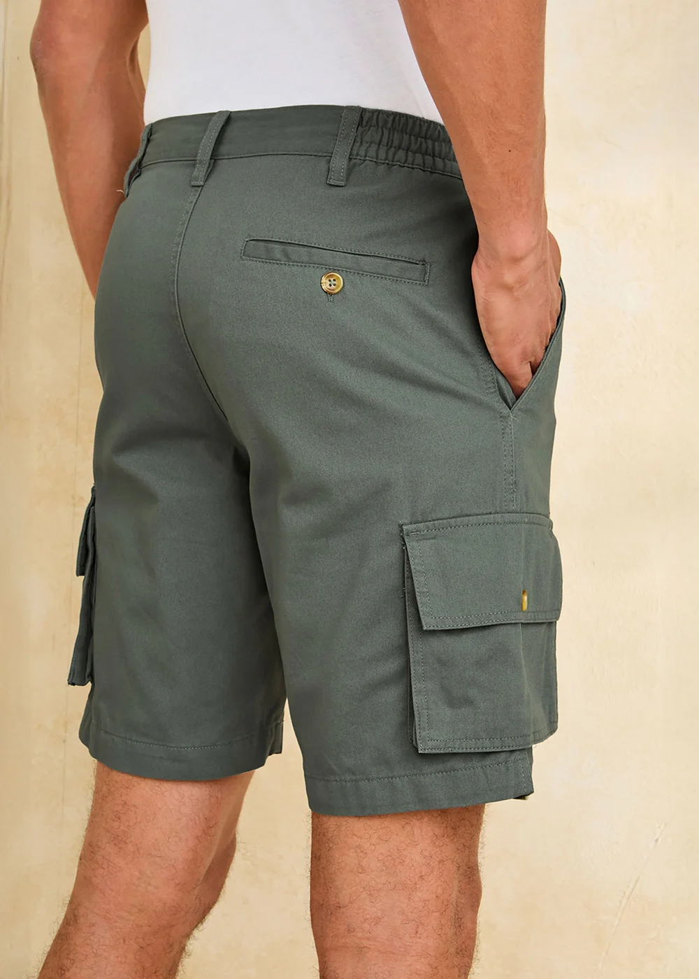 Cotton Traders Thyme Cargo Comfort Shorts - 32 Image 4
