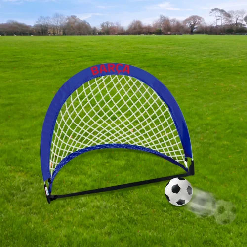 Hy-Pro FC Barcelona Blue Skills Goal Set - One Size Image 2