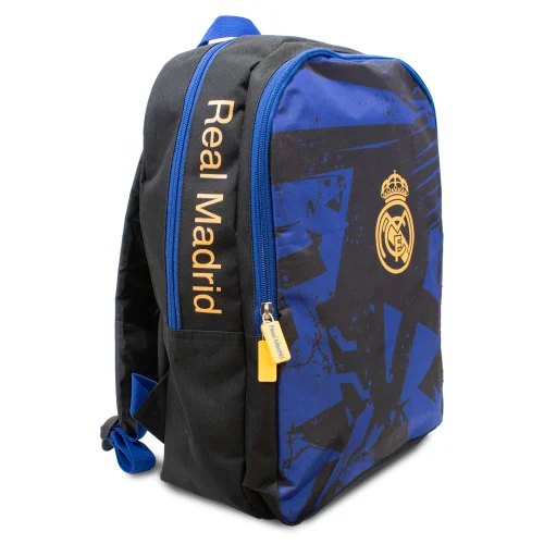 Hy-Pro Real Madrid CF Blue & Black Large Backpack - One Size Image 3