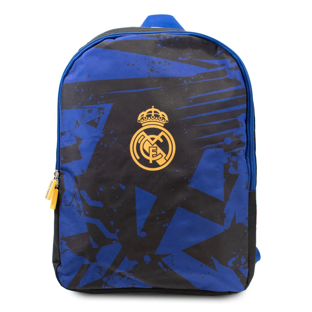 Hy-Pro Real Madrid CF Blue & Black Large Backpack - One Size Image 1