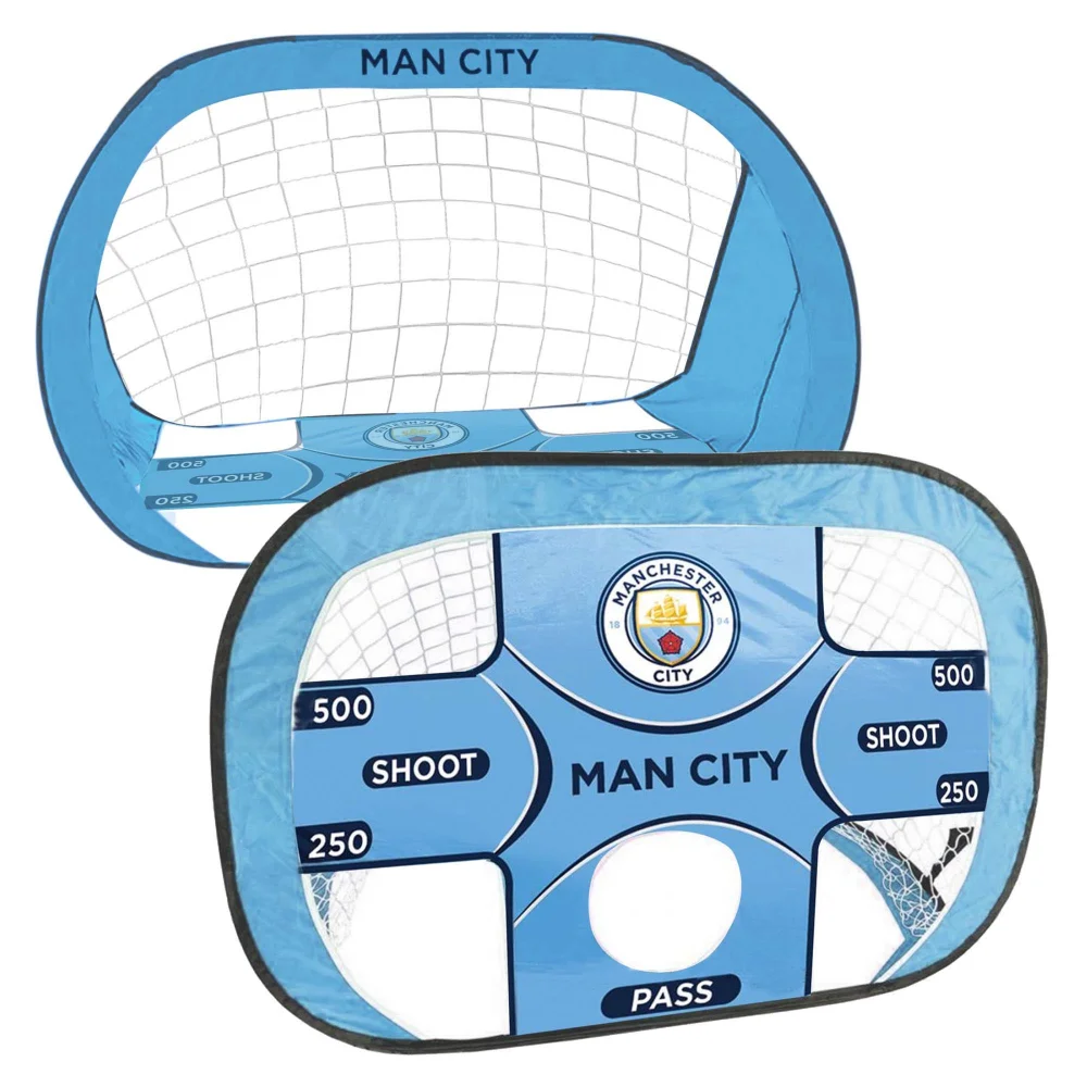 Hy-Pro Manchester City FC 2 In 1 Pop Up Target Goal - One Size Image 2