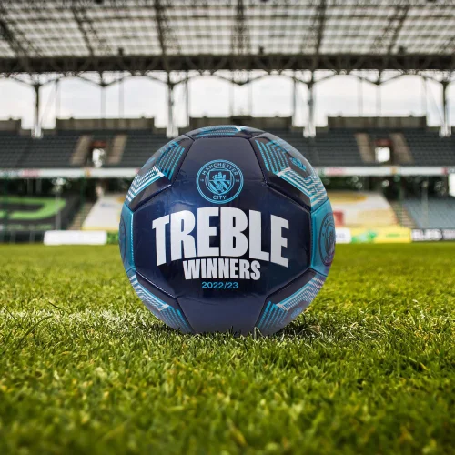 Hy-Pro Manchester City Treble Winners Size 5 Football - One Size Image 2