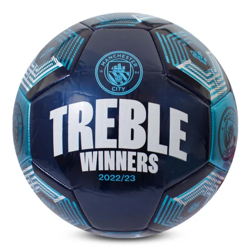 Hy-Pro Manchester City Treble Winners Size 5 Football - One Size Image 1