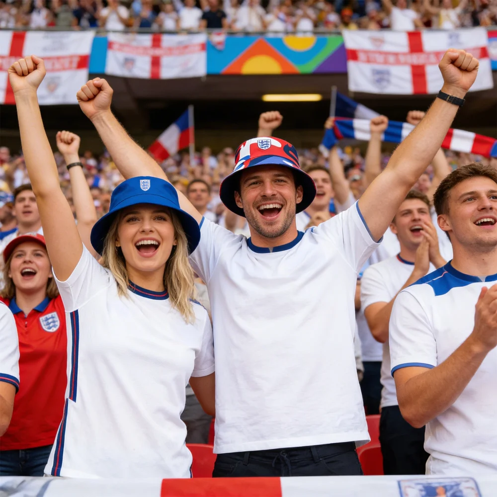 Hy-Pro England FA Reversible Bucket Hat - One Size Image 4