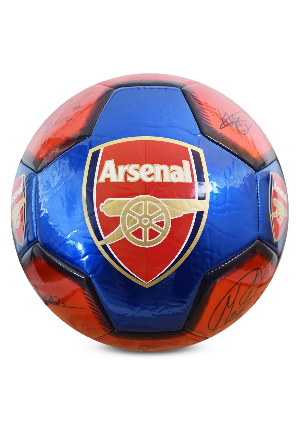Hy-Pro Arsenal FC Classic Metallic Signature Size 5 Football - One Size Image 2