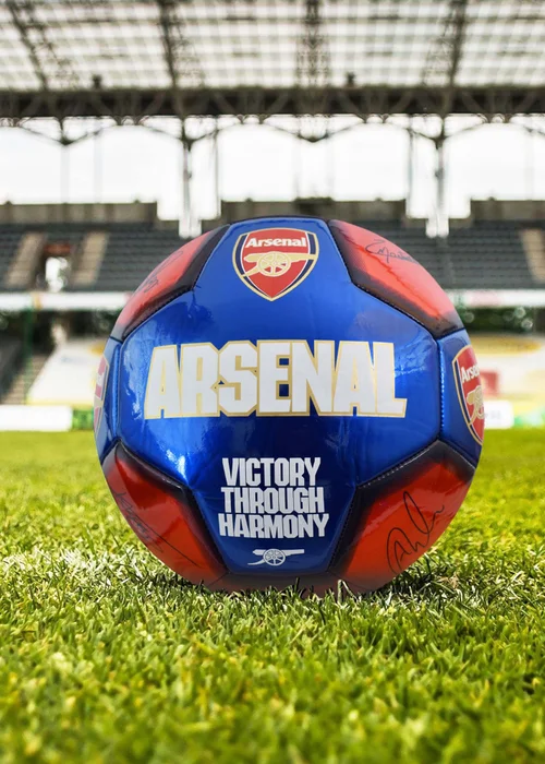 Hy-Pro Arsenal FC Classic Metallic Signature Size 5 Football - One Size Image 5