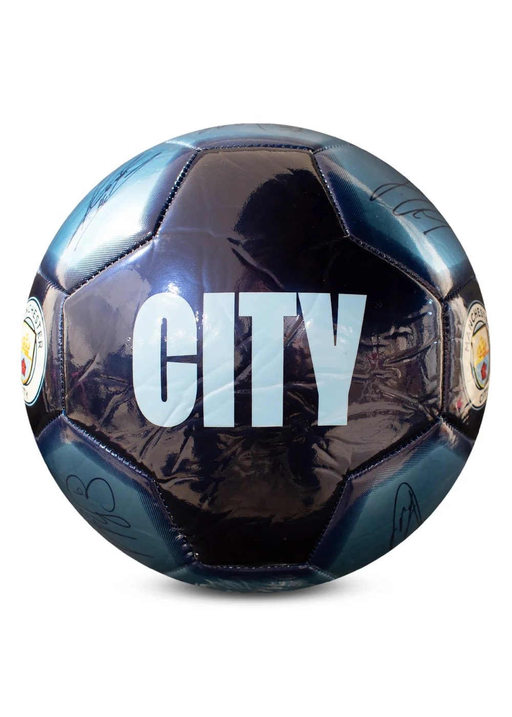 Hy-Pro Manchester City FC Signature Size 5 Football - One Size Image 2
