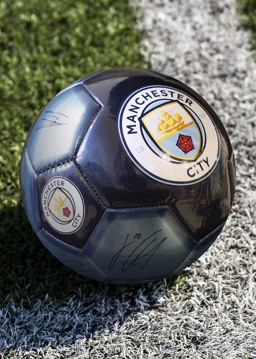 Hy-Pro Manchester City FC Signature Size 5 Football - One Size Image 3