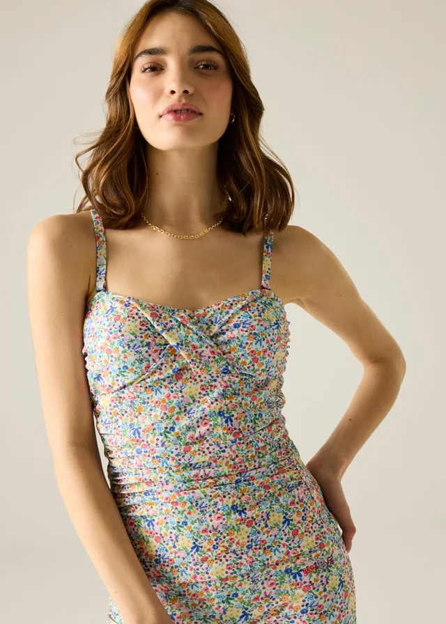 Regatta UPF 50+ Cath Kidston Tankini Top Cream Harmony Ditsy