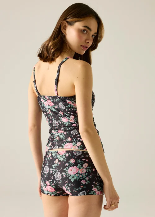 Regatta UPF 50+ Cath Kidston Bikini Shorts Black Hackney Rose - 16 Image 2