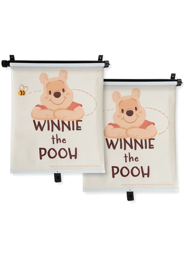 Winnie The Pooh Multi Colour Roller Blind Sunshades