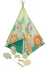 MoVe Multi Coloured Jungle Explorer Play Tent with Accessories! - One Size Image 1