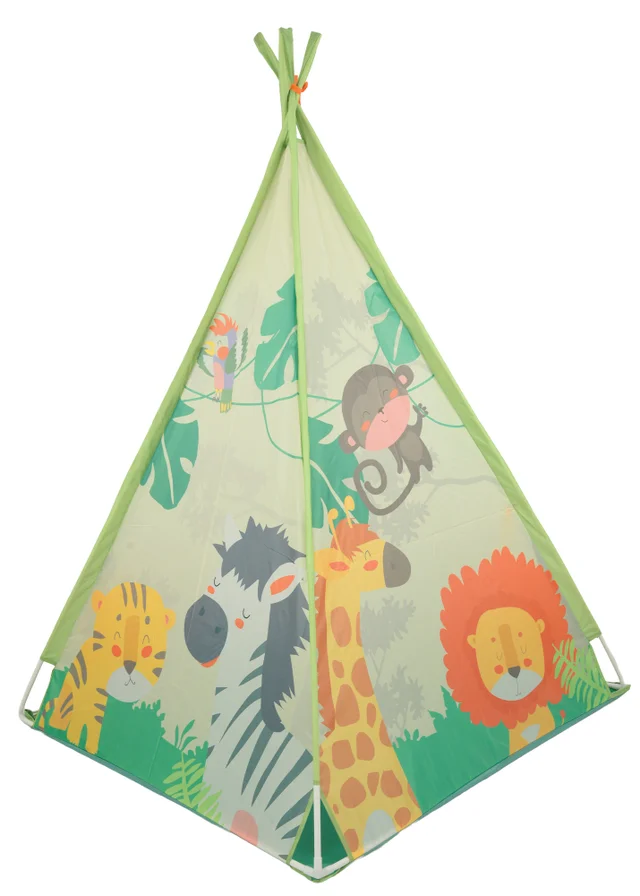 MoVe Multi Coloured Jungle Explorer Play Tent with Accessories!