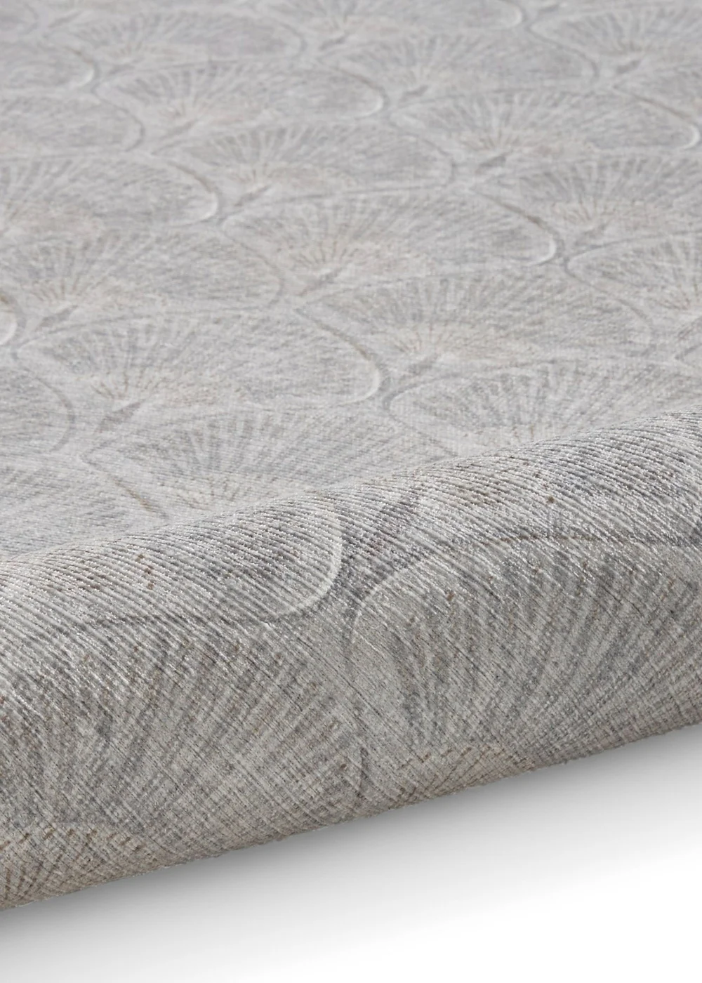 Catherine Lansfield Deco Peacock Silver Washable Rug 76 x 150cm - 61 x 170 Image 5