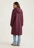 Urban Bliss Rubberised Raincoat Burgundy - 12 Image 3