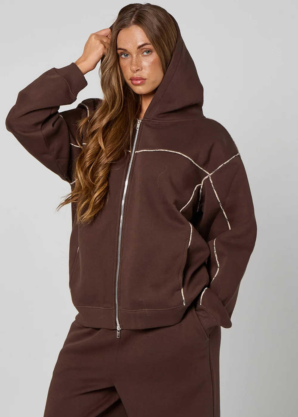 Urban Bliss Chocolate Wide Leg Jogger - 14 Image 5