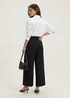 Urban Bliss Belted Barrel Leg Trouser Black - 12 Image 3