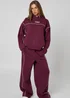 Urban Bliss Piped Hoodie Burgundy - 10 Image 2