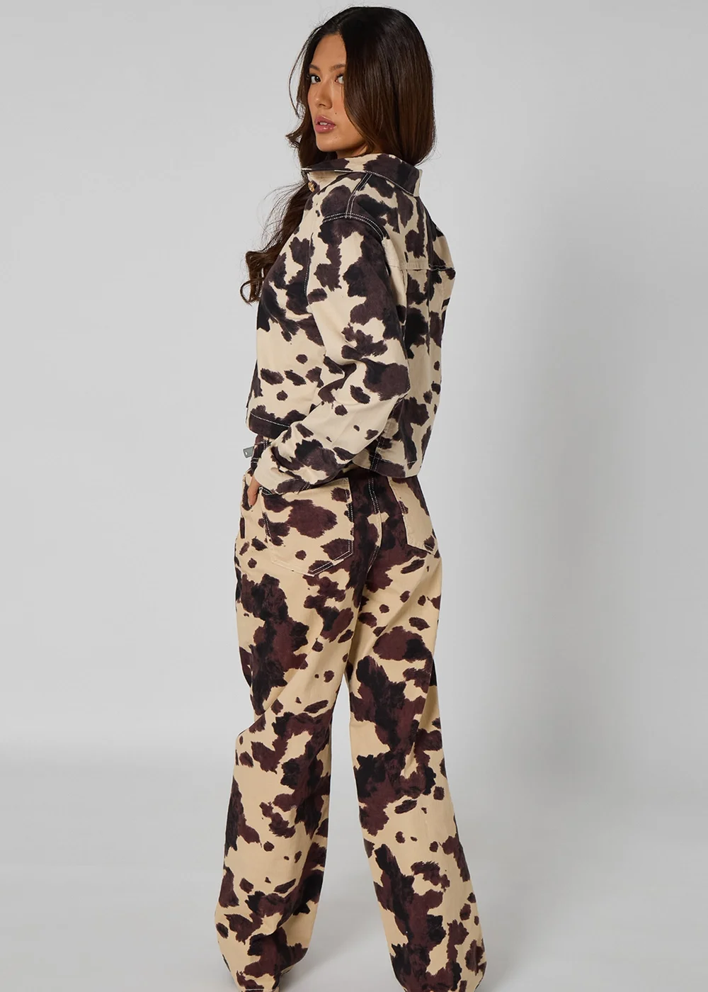 Urban Bliss Cow Jacket Cream - 12 Image 4