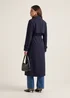 Urban Bliss Stripe Trench Coat Navy - 14 Image 4