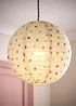 ValueLights Annie Polka Dot Fabric Ball Shade - One Size Image 1