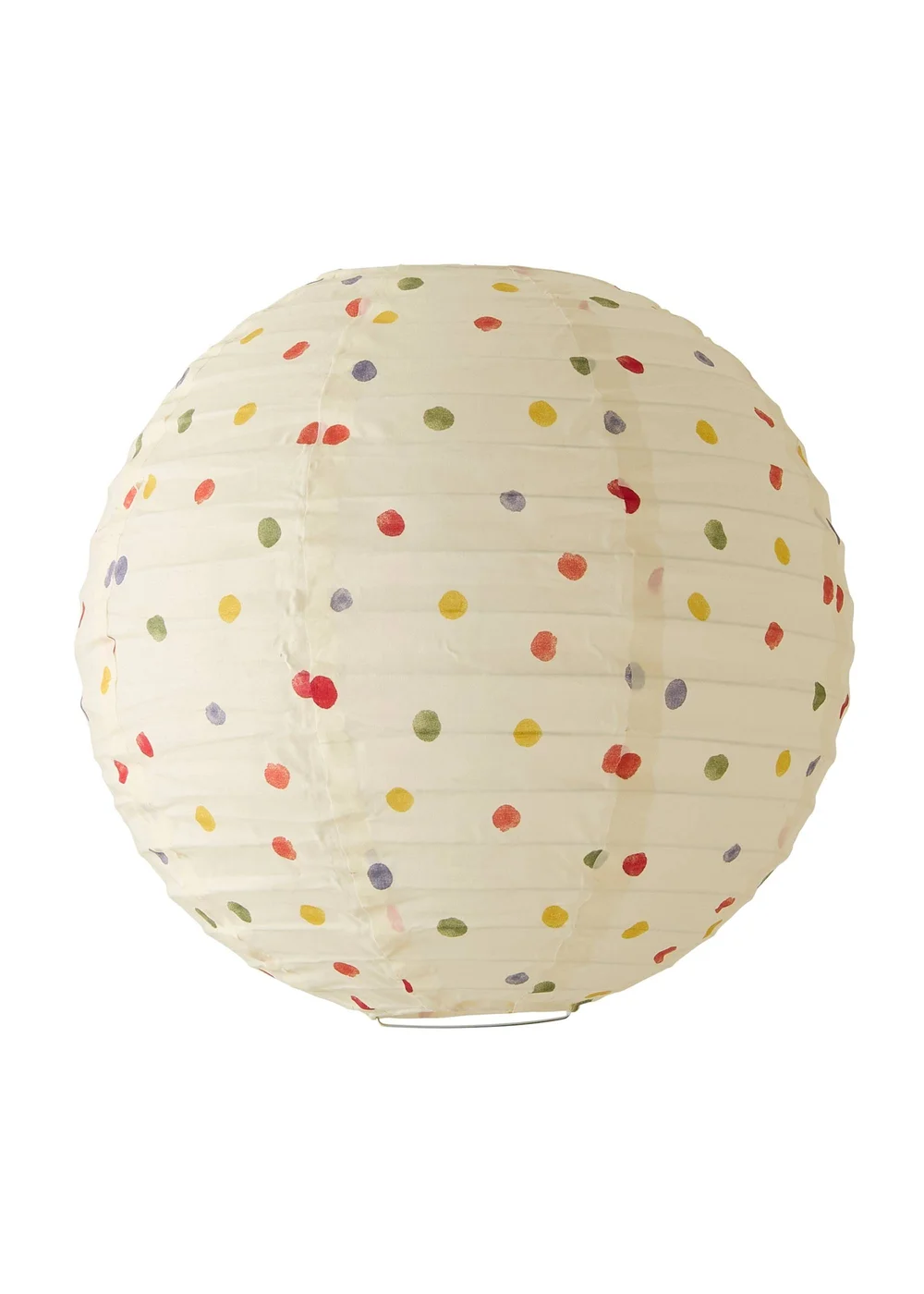 ValueLights Annie Polka Dot Fabric Ball Shade - One Size Image 5