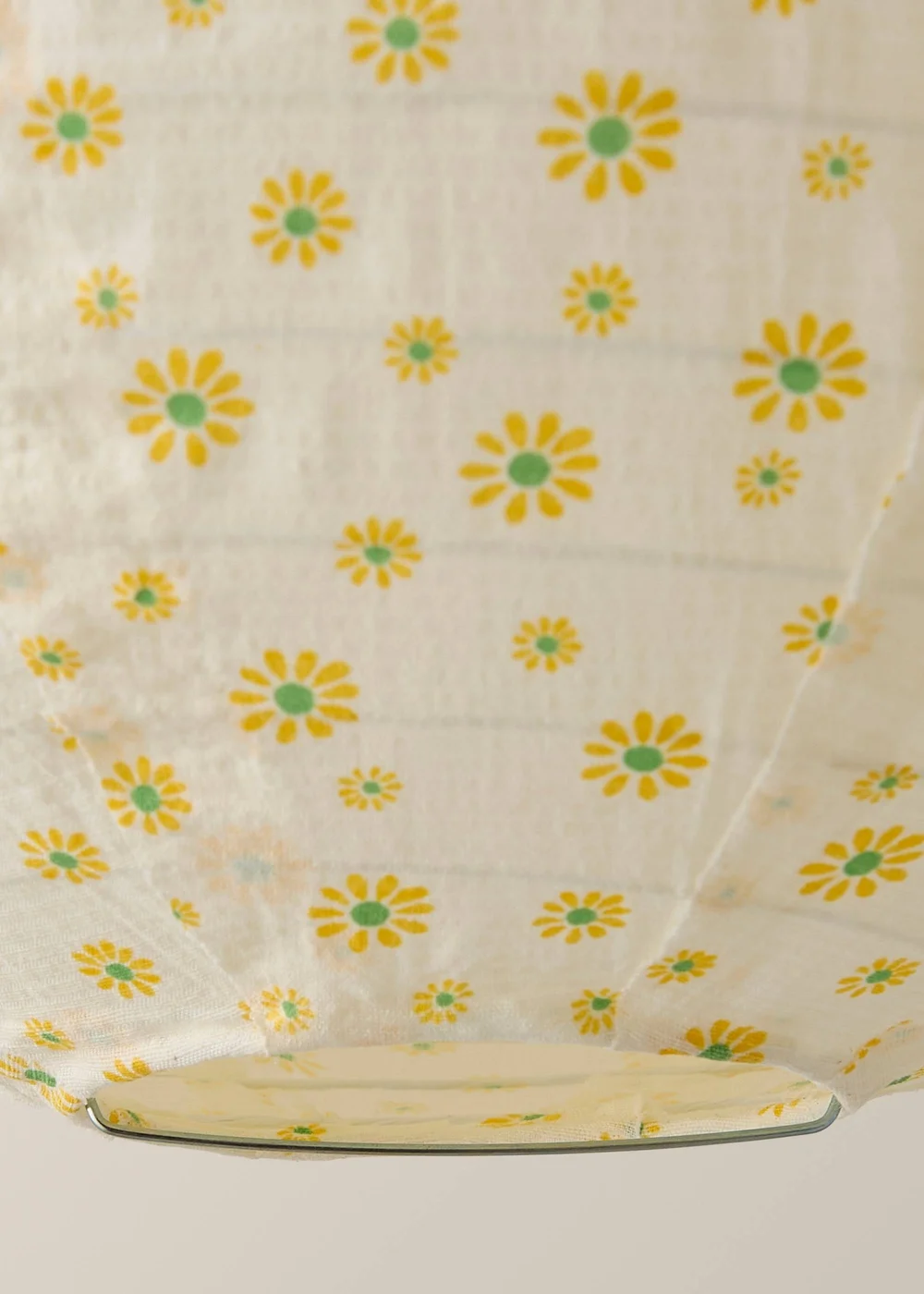 ValueLights Annie Ditsy Floral Fabric Ball Shade - One Size Image 4