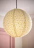 ValueLights Annie Ditsy Floral Fabric Ball Shade - One Size Image 1