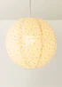 ValueLights Annie Ditsy Floral Fabric Ball Shade - One Size Image 3