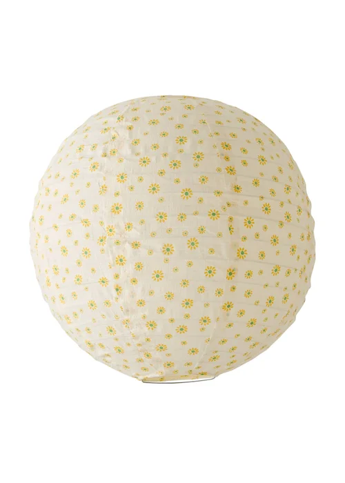 ValueLights Annie Ditsy Floral Fabric Ball Shade - One Size Image 5